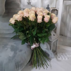 51 кремова троянда в Івано-Франківську фото