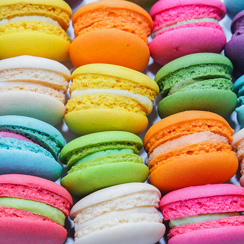 тістечка макаруни фото