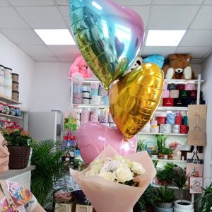 3 кульки у формі серця в Івано-Франківську фото