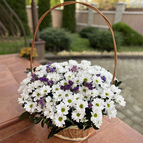 Фото товара Корзина «Поляна воспоминаний» в Івано-Франківську