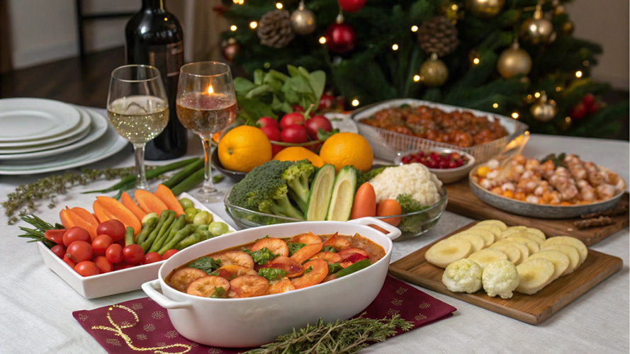 новорічні страви на святковому столі